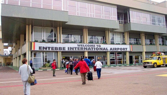 Arrival at Entebbe International Airport