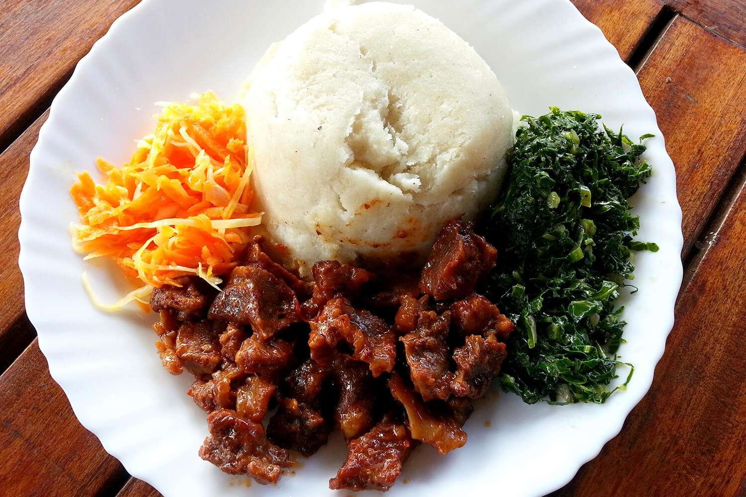 Tanzanian Dishes ugali